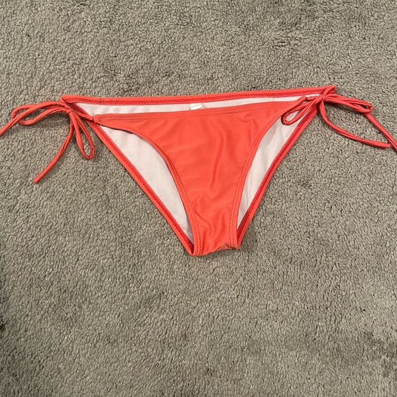 Coral Tie-Side Bikini Bottom - Picture 2 of 5